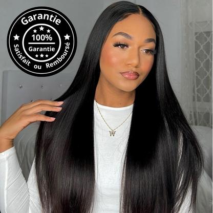 4x4 HD Lace Straight Glueless Wig – Natural Look